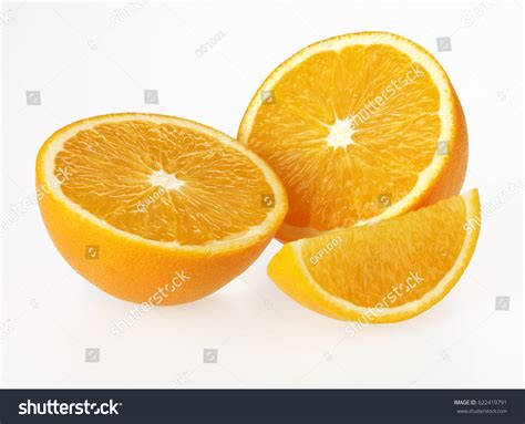 Two Cut Fresh Orange Halves Segment Stock Photo 622419791 Shutterstock