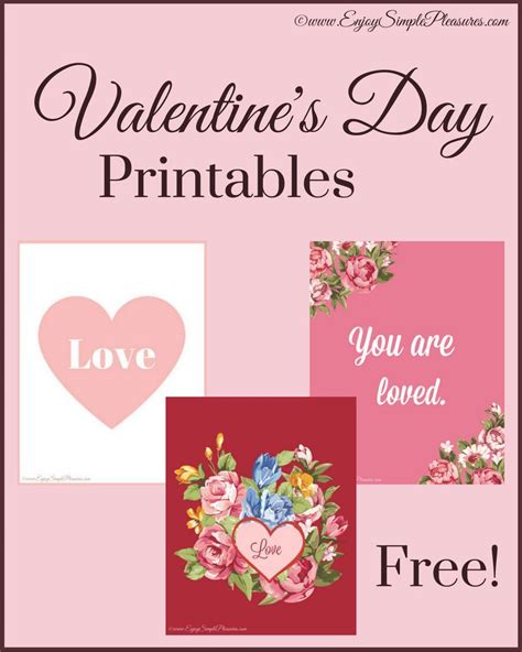 Free Valentines Day Printables 8x10 Valentine Crafts Valentines