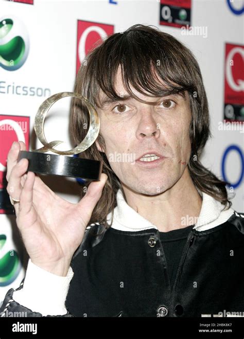 Ian Brown With The Q Legend Award In The Press Room At The Q Awards