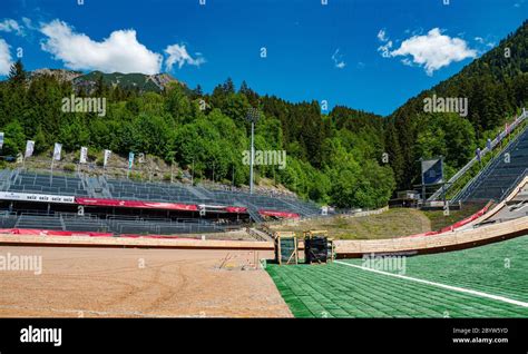 World Famous Ski Jump Arena In Oberstdorf Germany Oberstdorf Germany