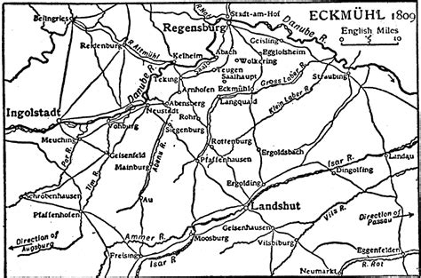 The Battle Of Eckmühl Also Known As Eggmühl Fought On 21 22