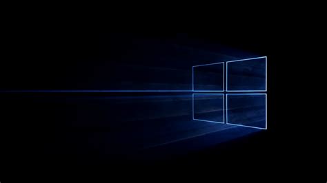 Windows 10 Black And Blue Wallpaper 4k Black Blue Hd Desktop