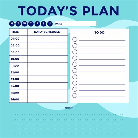 Printable Daily Schedule By Hour