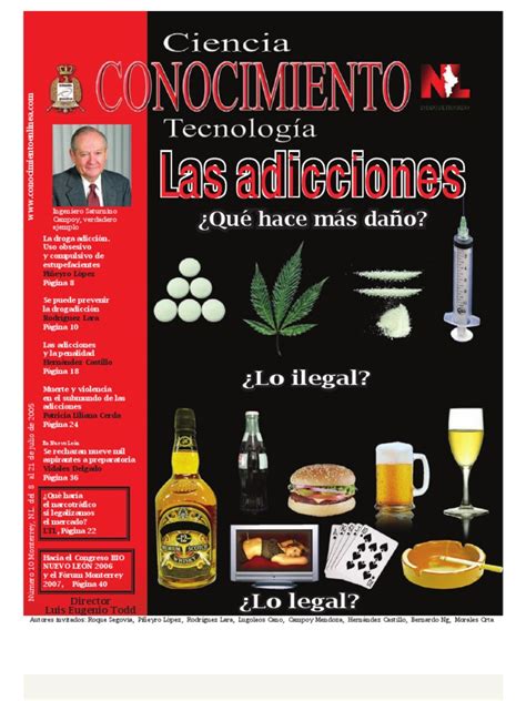 Revista Conocimiento 10 Drogas Comercio Ilegal De Drogas