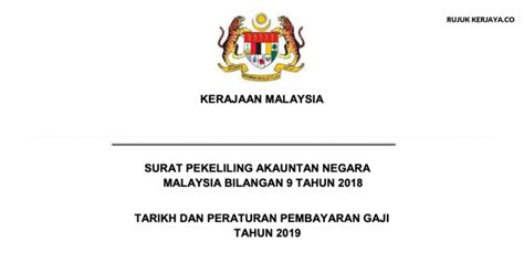 Tarikh jadual gaji kakitangan awam malaysia 2019. Tarikh Pembayaran Gaji Penjawat Awam 2019 / Jadual ...