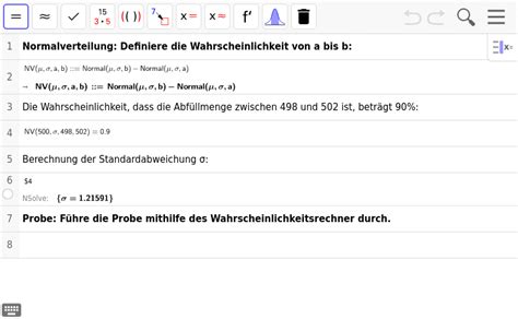 Gefragt 2 jun 2014 von gast. Normalverteilung: Berechnung der Standardabweichung - GeoGebra