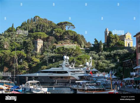 Portofino Is An Italian Fishing Village And Upmarket Resort Ligurian