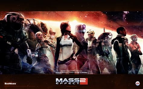 Team Mass Effect 2 Characters Squad Wallpapers Hd Desktop And