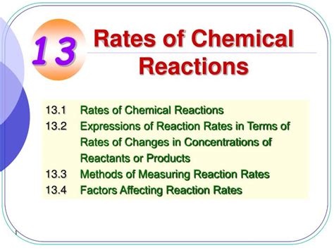 Ppt Rates Of Chemical Reactions Powerpoint Presentation Free