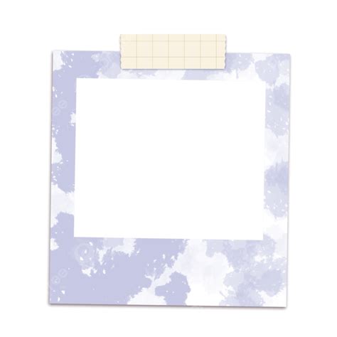 Washi Tapes Png Transparent Polaroid Frame With Washi Tape Cute