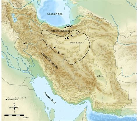 Map Of Iranian Plateau Gambaran