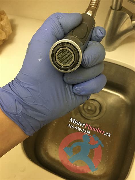 In most cases, cleaning the aerator should restore the water pressure. Clogged Aerator Cuts Pressure From Kitchen Faucet - Mister ...