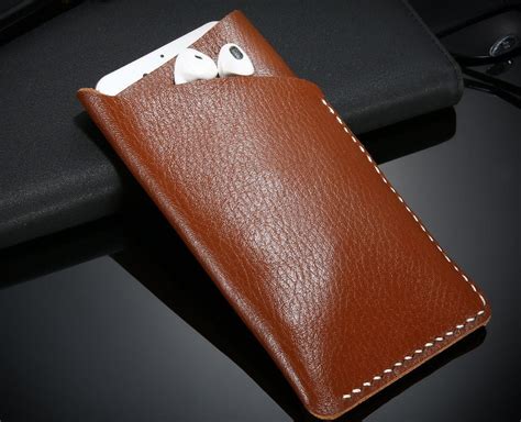 Floveme Genuine Leather Universal Wallet Case Gadget Flow