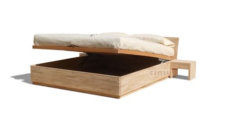 Il letto con contenitore giusto per il tuo spazio. Letto Box di Cinius: arredamento salvaspazio in legno massello