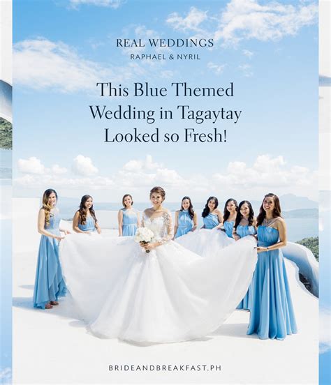 Blue Outdoor Tagaytay Wedding Philippines Wedding Blog