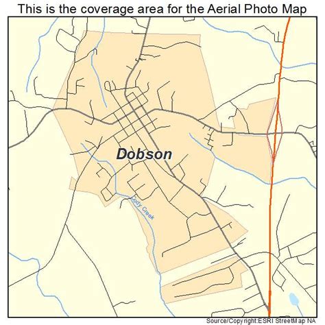 Aerial Photography Map Of Dobson Nc North Carolina