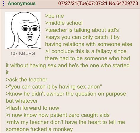 Anon Goes To School Rgreentext Greentext Stories Know Your Meme