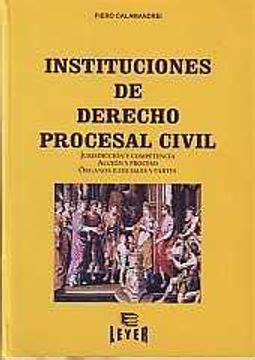 Libro Instituciones De Derecho Procesal Civil Jurisdiccion Y