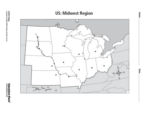 Us Midwest Region Graphic Organizer For 5th 12th Grade Lesson Planet