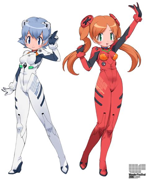Safebooru 2girls Arm Up Ayanami Rei Ayanami Rei Cosplay Blue Eyes Breasts Buttons Cosplay