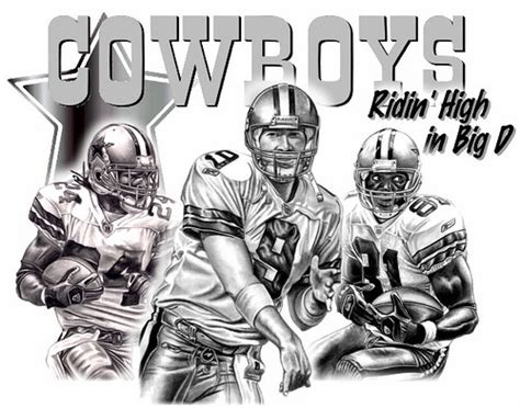 Drew this for my father about a year ago. Dallas Cowboys Drawing | dallas cowboys drawing | Flickr