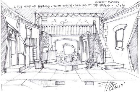 Sketches By Harlan D Penn Scenic Designer At Scenic