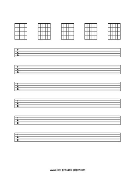 Blank Sheet Music Paper Learn Guitar For Free Blank Sheet Music