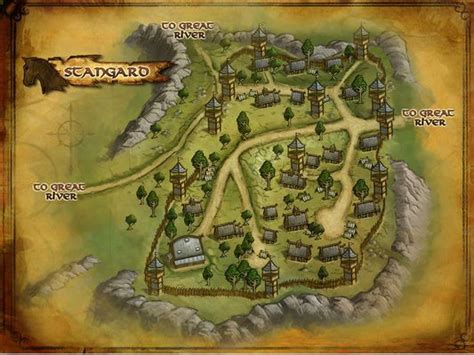 Maps Lotro Middle Earth Map Great River Mmorpg Rings