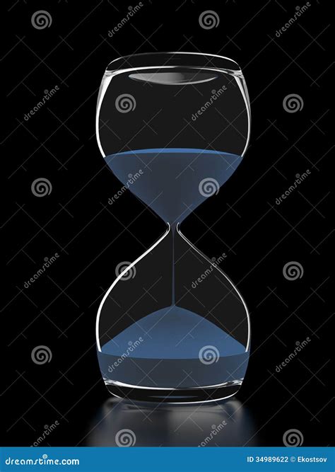 Hourglass Isolated On White Background Royalty Free Stock Photo