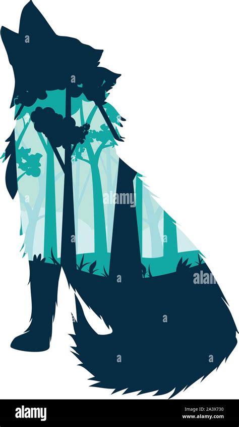 Howling Wolf Silhouette Hi Res Stock Photography And Images Alamy