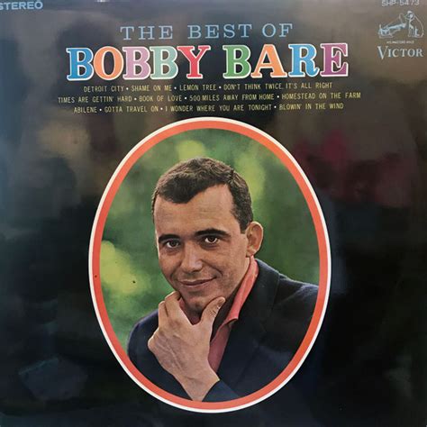 Bobby Bare The Best Of Bobby Bare 1965 Vinyl Discogs
