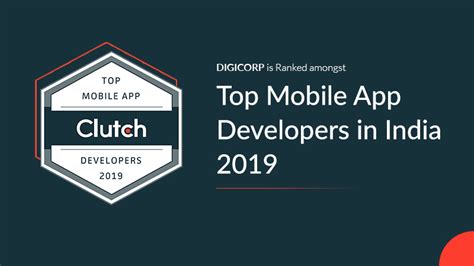 Since our starting years, we continuously providing exceptional web and mobile. Digicorp Celebrates Spot Among Top App Developers in ...