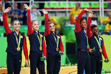 rio 2016 the u s women s gymnastics team is as good as gold wsj