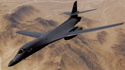 Air Force B 1b Bomber Crashes In Montana 4 Crew Members Eject With