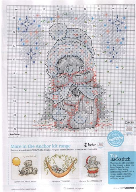 1535 x 1535 jpeg 621 кб. Winter Tatty Teddy pattern | CROSS STITCH-TATTY TEDDY ...
