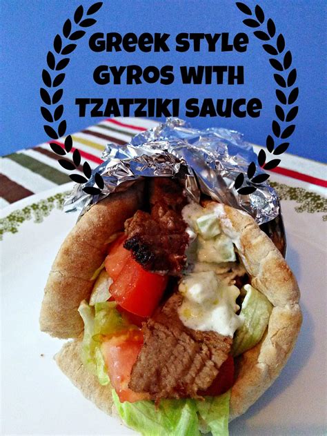 Greek Style Gyros With Tzatziki Sauce Nik Snacks Nik Snacks