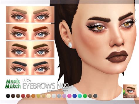 The Sims 4 Eyebrow Maxis Match Ionjes