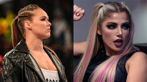 Wwes Alexa Bliss Addresses Rumors Of Backstage Heat With Ronda Rousey