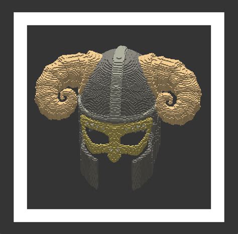 3d Viking Medieval Helmet Minecraft Texture Pack