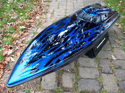 Buy the latest remote control boat gearbest.com offers the best remote control boat products online shopping. Black with custom blue flames | Gas rc boats, Rc boats ...