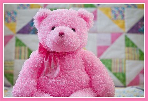 Cute Pink Teddy Bear Wallpapers For Desktop Wallpaper Cave