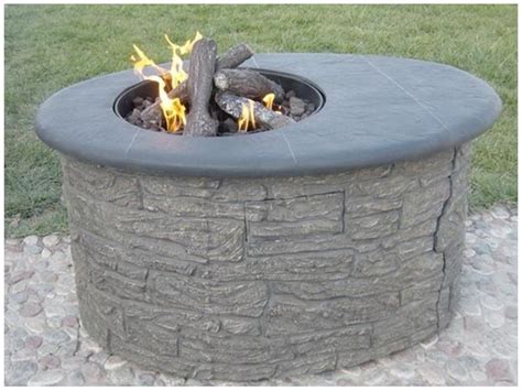 Diy Outdoor Propane Fire Pit Fireplace Design Ideas