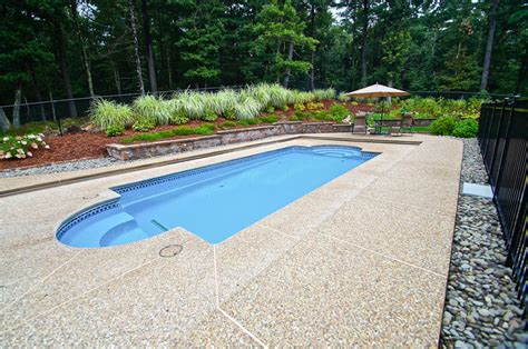 Includes popular pool deck surfaces, location and layout, pool deck maintenance, design ideas decorative concrete has opened the door to creating swimming pool decks that complement the exterior of the home, meld with the outdoor. Decorative Concrete Ideas to Add Unique Effect to Your ...