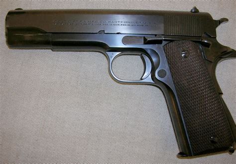 Colt Government Model 45 Acp Pistol Circa 1929 Serial Number C156745