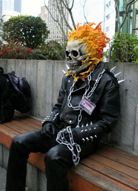 Ghost Rider Cosplay Disfraces De Halloween Parejas Halloween