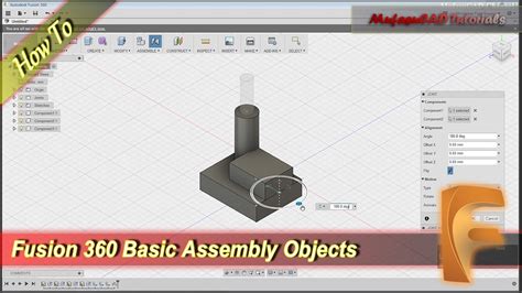Fusion 360 How To Assembly Objects Youtube