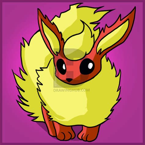 Flareon Drawing Free Download On Clipartmag