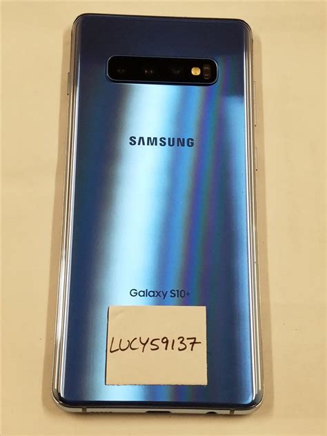 Samsung Galaxy S10 Plus Verizon Blue 128gb 8gb Sm G975u