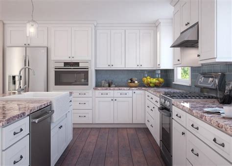 Flooring, fixtures, lights, appliances and even countertops are important but the cabinets because they play such a large role in your kitchen's design, it pays to learn as much as possible about the range of cabinet options. White Kitchen Cabinets | The RTA Store