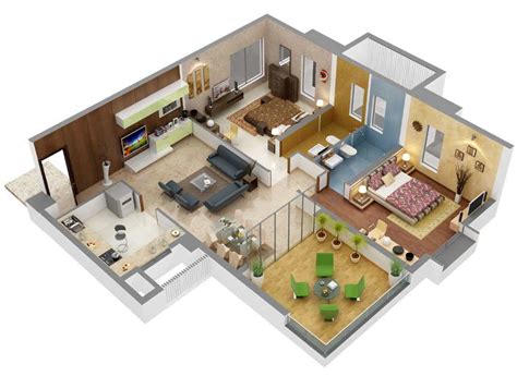 Visualize and plan your dream home with a realistic 3d home model. 13 awesome 3d house plan ideas that give a stylish new ...